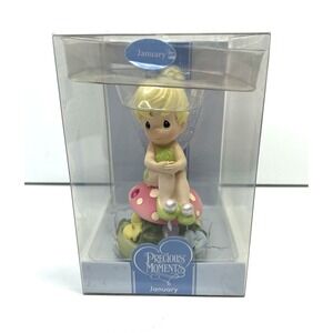 Precious Moments Birthstone TinkerBell With Light Up Wings- January ‎ Retired
